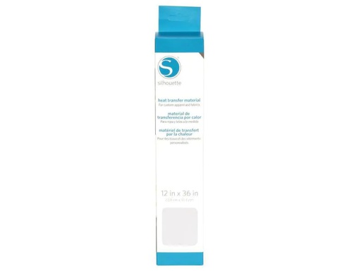 [90145922 346381] Silhouette Aufbügelfolie 30.5 cm x 90 cm Weiss, beflockt