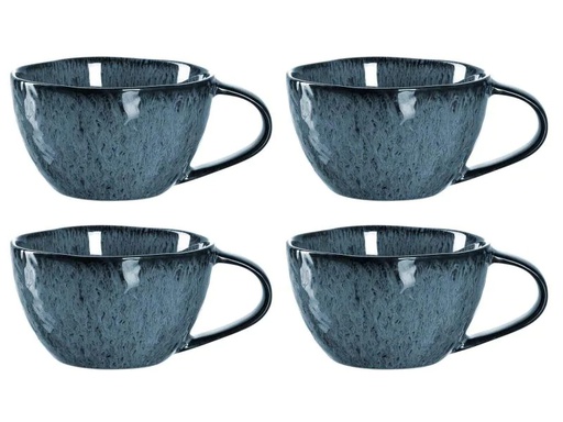 [90146061 1027714] Leonardo Kaffeetasse Matera 290 ml, 4 Stück, Blau