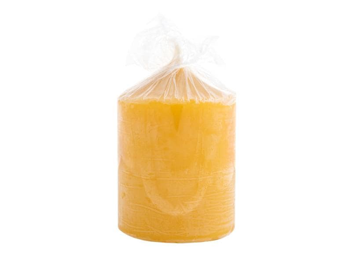 [90146074 1074309] Herzog Kerzen AG Zylinderkerze aus Bienenwachs 7 x 10 cm