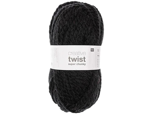 [90146155 945136] Rico Design Wolle Creative Twist Super Chunky 100 g Schwarz