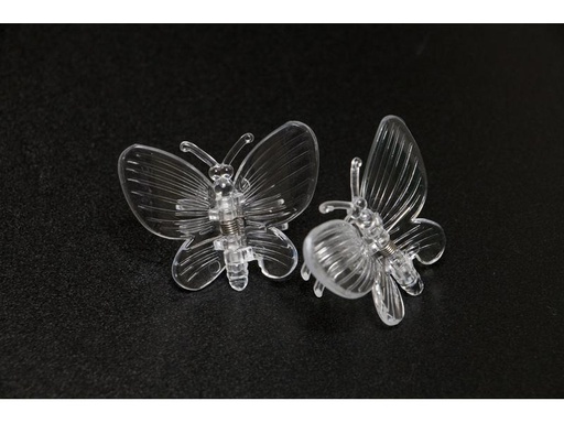 [90014606 1155393] Ambiance Befestigungs-Clips Schmetterling Set 10-teilig