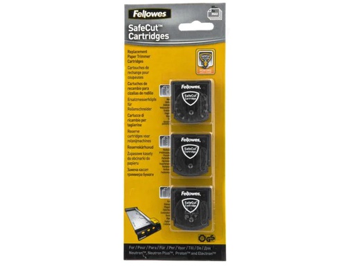 [90146378 91164] Fellowes Ersatzklinge SafeCut 3 Stile: perforiert, gewellt, falzen