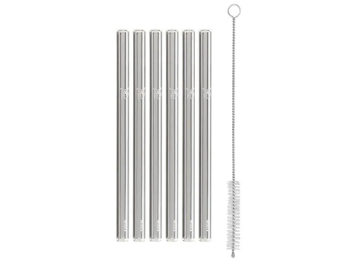 [90146482 1068176] WMF Strohhalm Baric 15 cm gerade, 6 Stück, Transparent