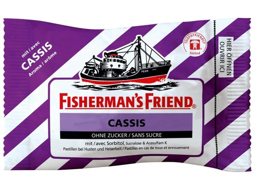 [90146509 1067610] Fisherman's Bonbons Cassis 25 g
