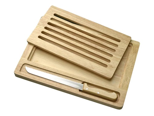 [90146510 502520] Heidi Cheese Line Brotschneidebrett Hevea 27 cm x 38 cm, Hellbraun