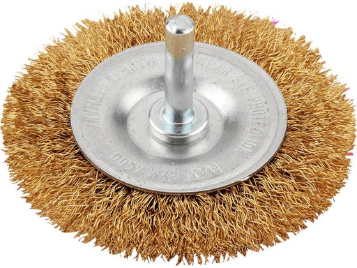 [90146543 492754] kwb Scheibenbürsten-Set 75 mm Messing, fein