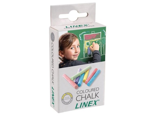 [90001442 703387] Linex Wandtafelkreide 10 Stück, Mehrfarbig