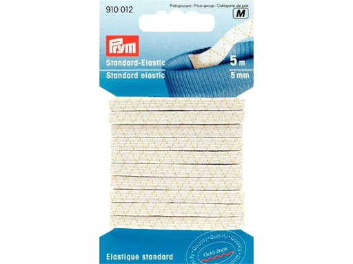[90146576 1088100] Prym Elastikband Standard 5 m, Weiss