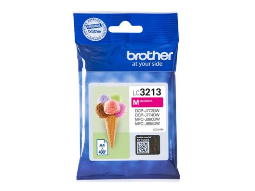 [90146625 658878] Brother Tinte LC-3213M Magenta