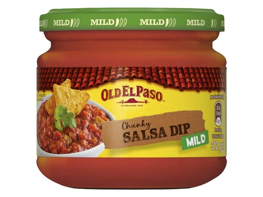 [90146642 957325] Old El Paso Chunky Salsa Dip mild 312 g