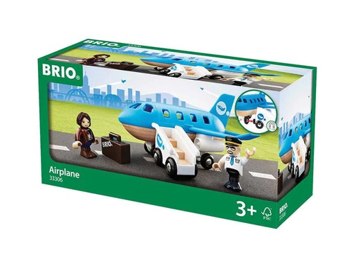 [90014646 483480] BRIO Eisenbahn Blaues Flugzeug