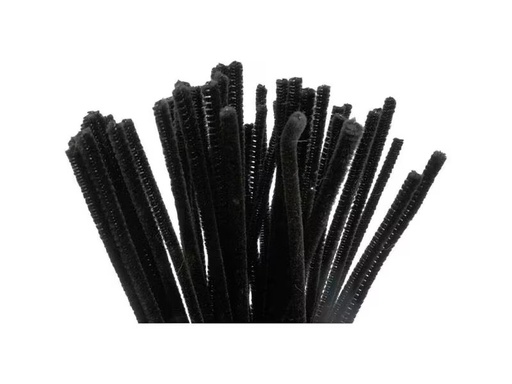 [90146680 1007162] Creativ Company Chenilledraht 6 mm 50 Stück, Schwarz