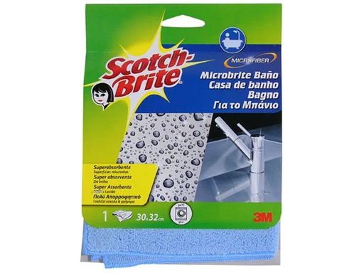 [90146806 284201] Scotch-Brite Mikrofaser-Reinigungstuch Scotch-Brite Bad Tuch Blau