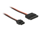 Delock Stromkabel Slim-SATA – SATA 24 cm