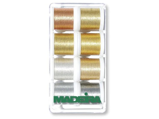 [90146947 629513] Madeira Näh- und Stickgarn Metallic Smooth Mehrfarbig