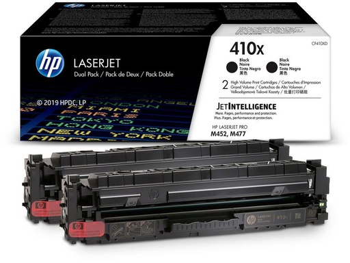 [90146962 842887] HP Toner Nr. 410X (CF410XD) Black 2er-Pack
