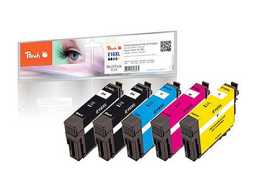 [90146974 1096840] Peach Tinte Epson Nr. 16XL (T1636) 2x BK, je 1x Y,M,C