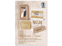 URSUS Bastelpapier Natura A4, 250 g/m²,  16 Stück, Braun