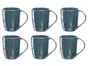 Leonardo Cappuccinotasse Matera 430 ml, 6 Stück, Blau