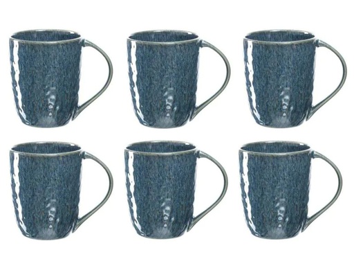 [90147075 866603] Leonardo Cappuccinotasse Matera 430 ml, 6 Stück, Blau