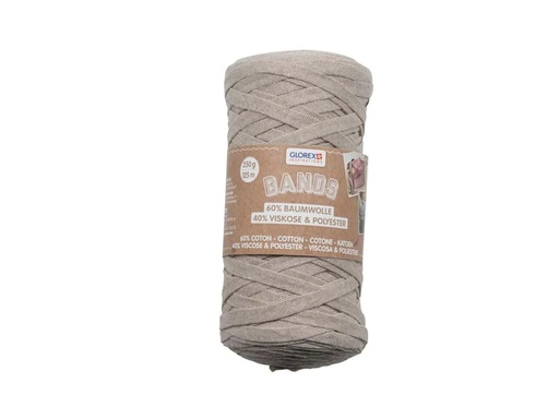 [90147140 1162189] Glorex Wolle Makramee Bands 250 g, Beige