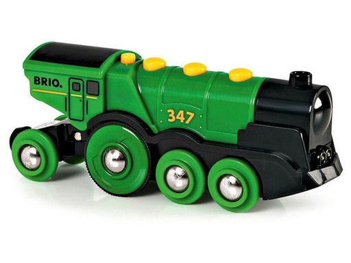 [90147144 420539] BRIO Eisenbahn Grüner Gustav Batterielok