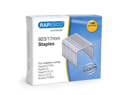 [90147252 928354] Rapesco Heftklammer 923/17 mm 1000 Stück