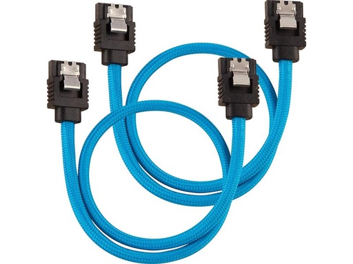 [90147302 858122] Corsair SATA3-Kabel Premium Set Blau 30 cm