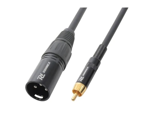 [90147520 1141073] PD Connex CX52-3 XLR 3 Pole, male - Cinch 3 m