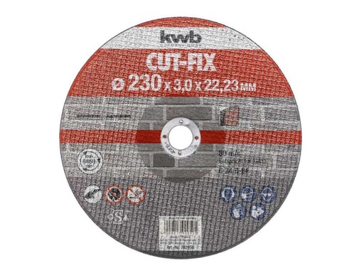 [90147554 492648] kwb Trennscheibe CUT-FIX, Stein Ø 230 x 3.0 mm