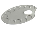 Talens Farbpalette Oval 12.6 x 18.5 cm, 12 Näpfe