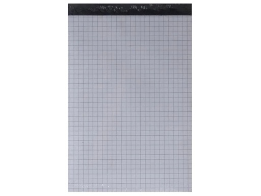 [90147671 879910] Office Notizblock A6 100 Blatt, Kariert, 3 Stück