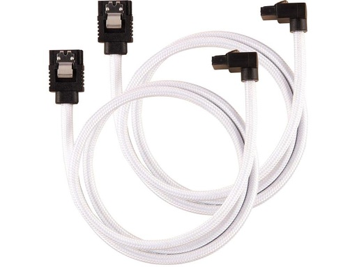 [90147723 858132] Corsair SATA3-Kabel Premium Set Weiss 60 cm gewinkelt