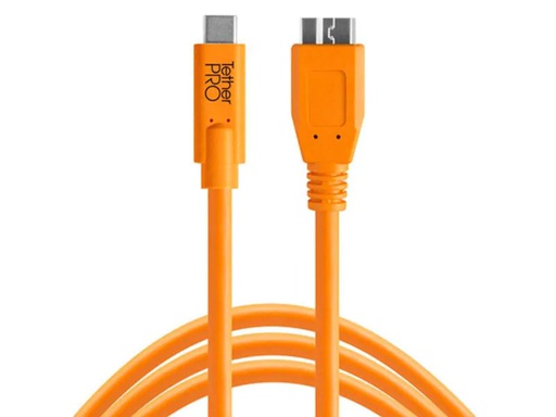 [90147791 987704] Tether Tools Kabel TetherPro USB-C / 3.0 Micro-B 4.6 Meter – orange