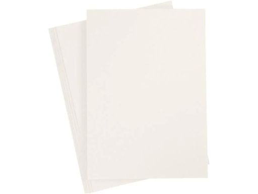 [90147792 890173] Creativ Company Bastelpapier 70 g, 20 Blatt, Creme