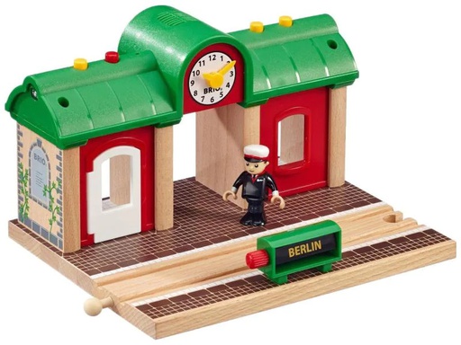 [90147887 420537] BRIO Eisenbahn Sprechender Bahnhof