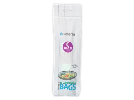 [90000124 289532] Brabantia Grüngut-Müllbeutel PerfectFit 12 l, 10 Stück