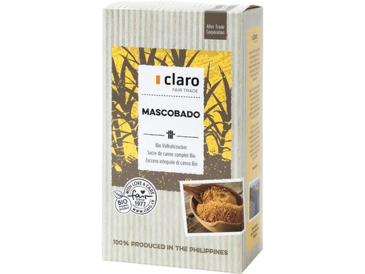 [90148037 1022252] Claro Vollrohrzucker Mascobado 500 g