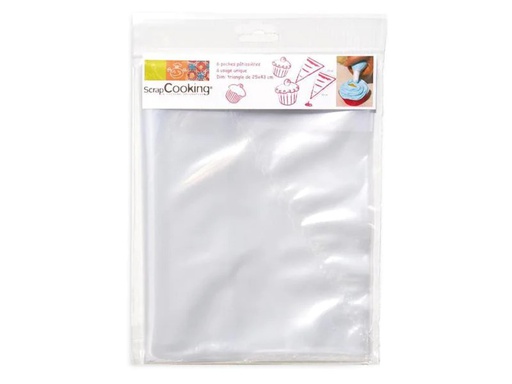 [90148044 269067] ScrapCooking Spritzbeutel Einweg, 6 Stück
