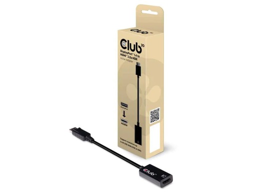 [90148218 675475] Club 3D Adapter DP 1.4 - HDMI 2.0 HDR, 4K aktiv