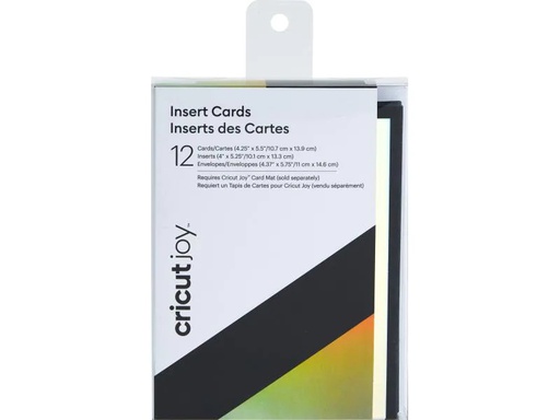 [90148233 1035832] Cricut Blankokarte Joy Schwarz/Silber