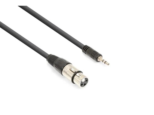 [90148296 1141142] Vonyx CX320-05 XLR 3 Pole, female - 3.5 mm Klinke 0.5 m