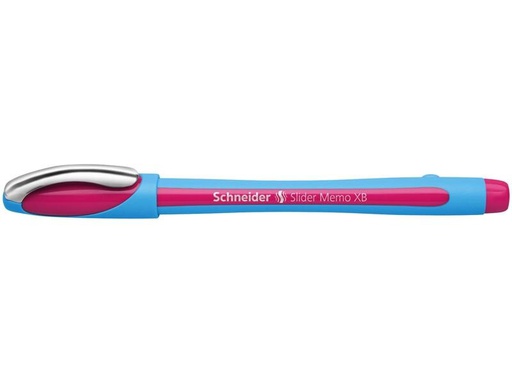[90148330 1103709] Schneider Kugelschreiber Slider Memo Blau/Rosa, 1 Stück