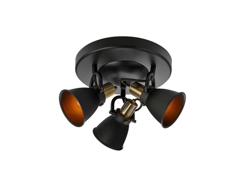 [90148339 1161895] Markslöjd Aufbauspot Alton 3L Schwarz