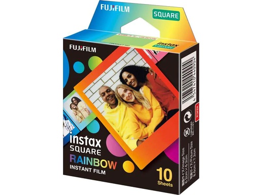 [90148436 1120779] Fujifilm Sofortbildfilm Instax Square 10 Blatt Rainbow