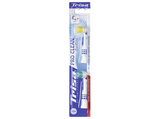 [90148524 433271] Trisa Zahnbürstenkopf Pro Clean assortierte Farben 2 Stück