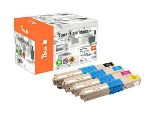 [90148786 913533] Peach Toner OKI 4650871x Black/Cyan/Magenta/Yellow