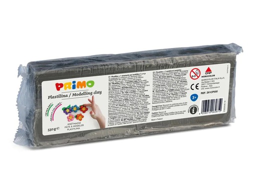 [90148830 1170290] Primo Knetmasse 550 g, Grau