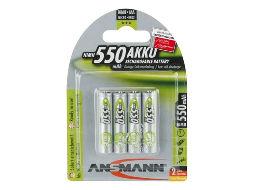 [90148994 868135] Ansmann Akku 4x AAA 550 mAh