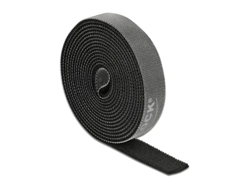 [90149177 1156976] Delock Klettband 2 m x 15 mm Schwarz